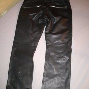 Diesel Leather Pants